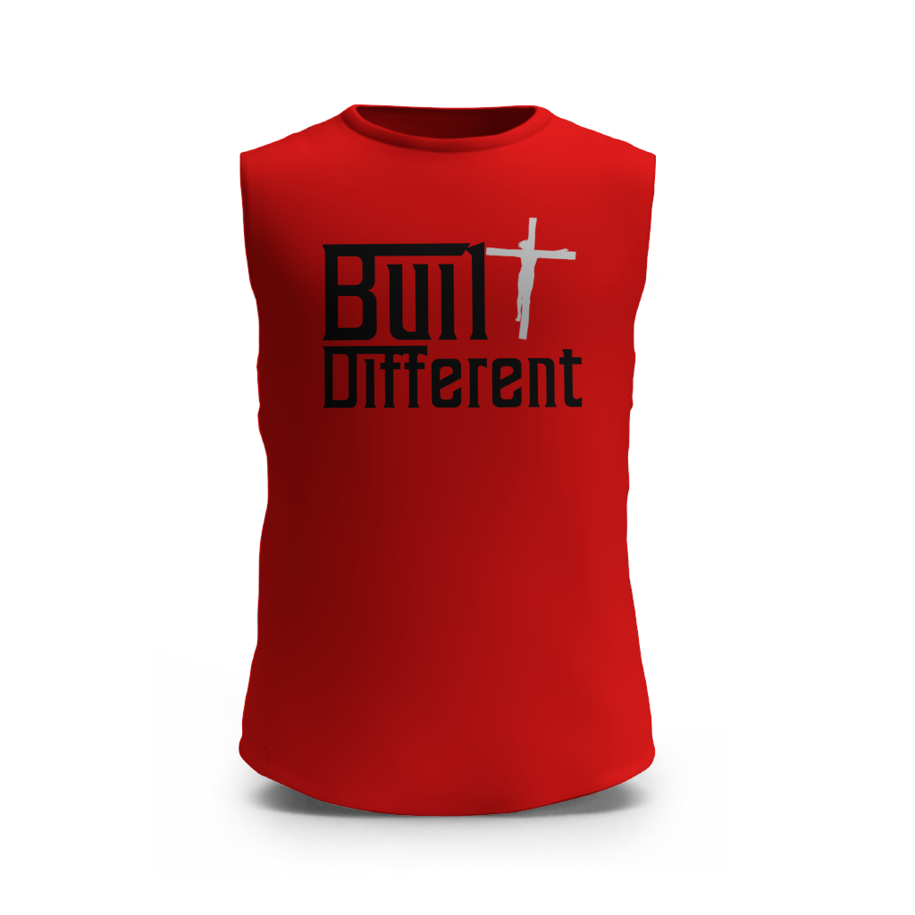 Built Different Muscle Tee!