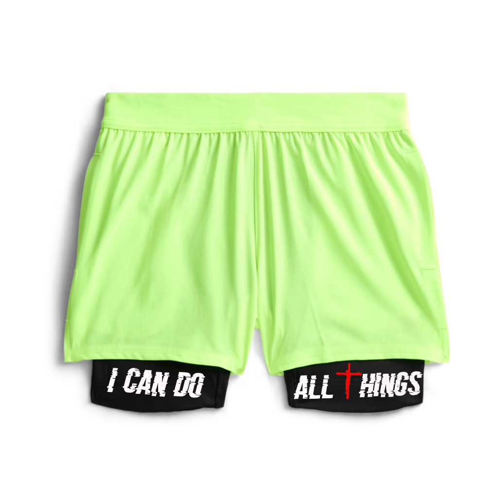 KIDS All Things 2-in-1 Training Shorts with Compression Liner