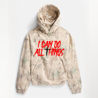 KIDS All Things White Tree Camo Hoodie