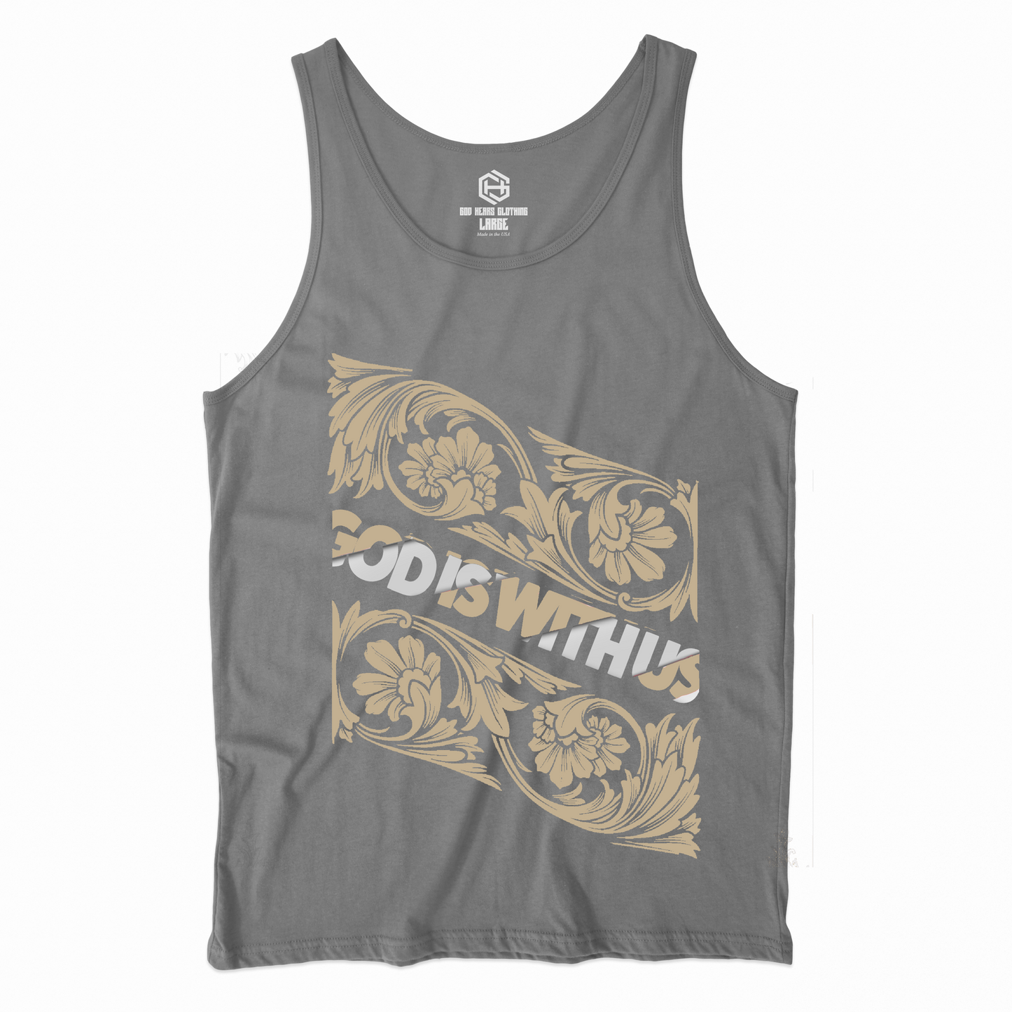 God Is With Us Tank Top