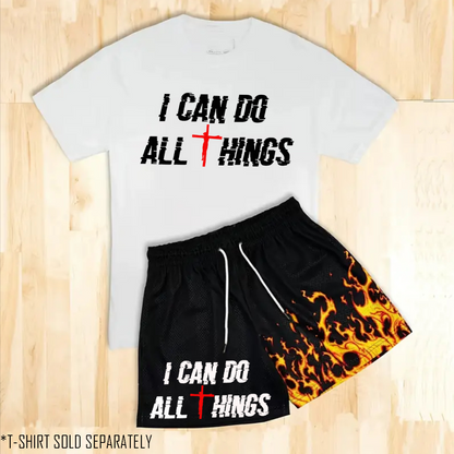 All Things Fire Gym Shorts