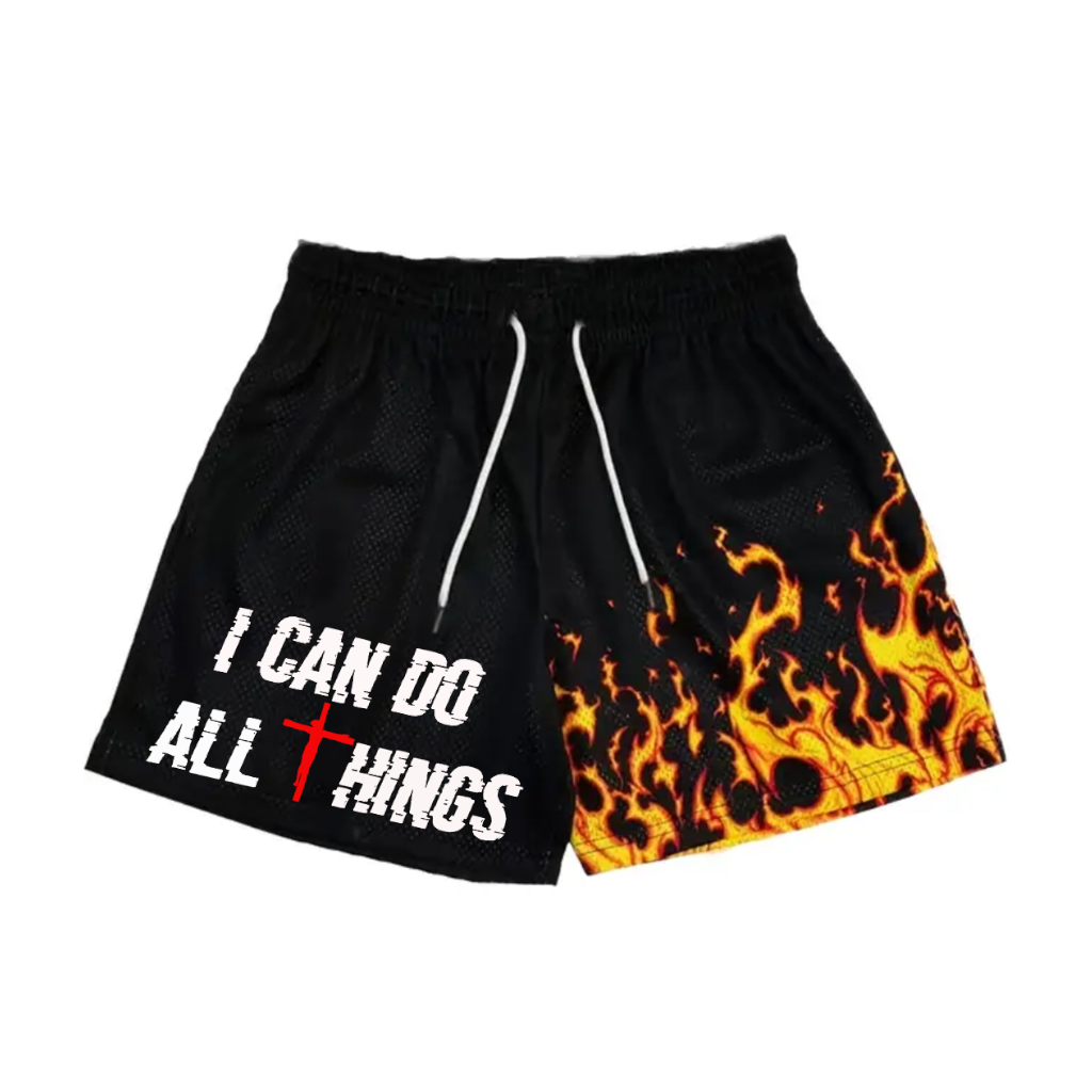 All Things Fire Gym Shorts