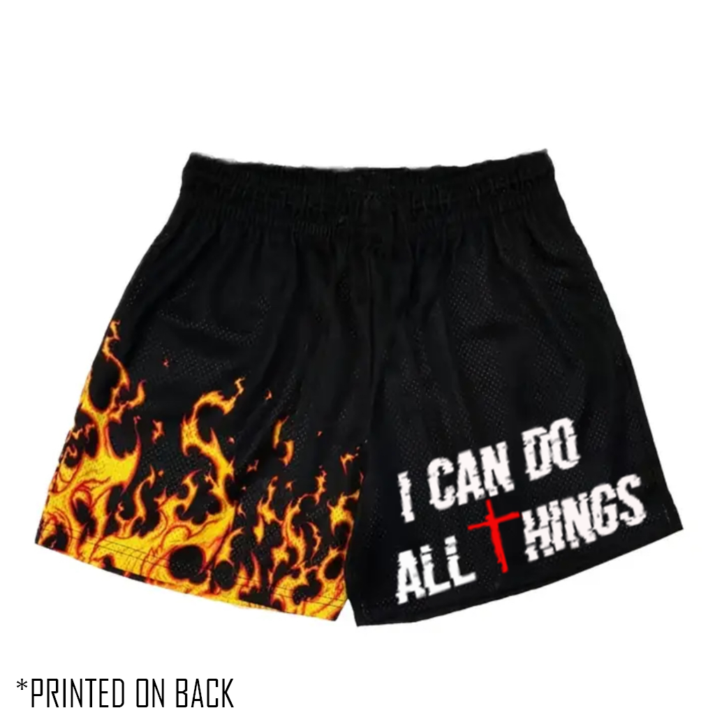 All Things Fire Gym Shorts