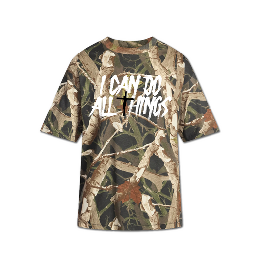 All Things Tree Camo OVERSIZED T-shirt