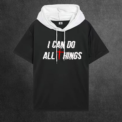 All Things Short Sleeve Hoodie