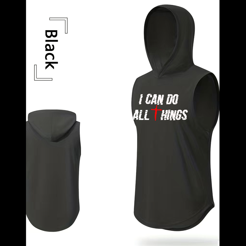 All Things Quick dry Sleeveless Hoodie