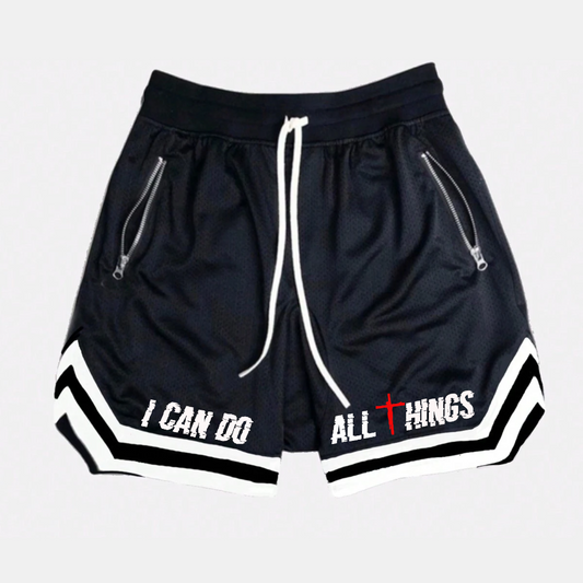 All Things Bball Zipper Shorts