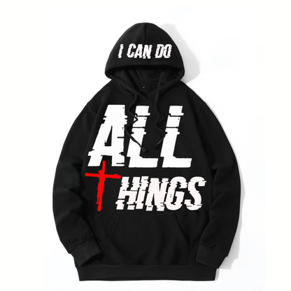 All Things Large Print Hoodie