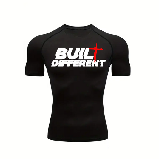 Built Different Workout Compression Shirt