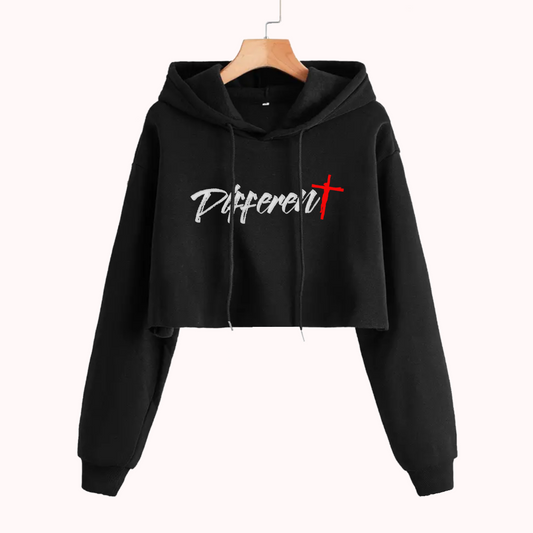 Different Cropped Hoodie