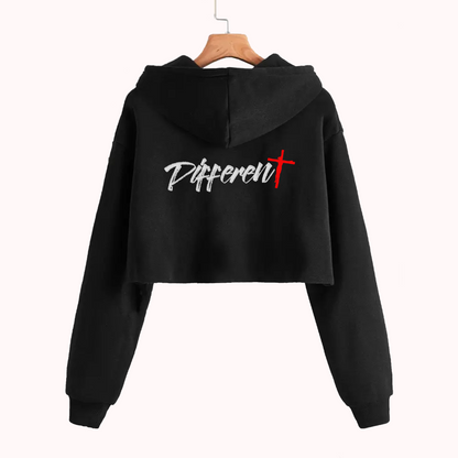 Different Cropped Hoodie