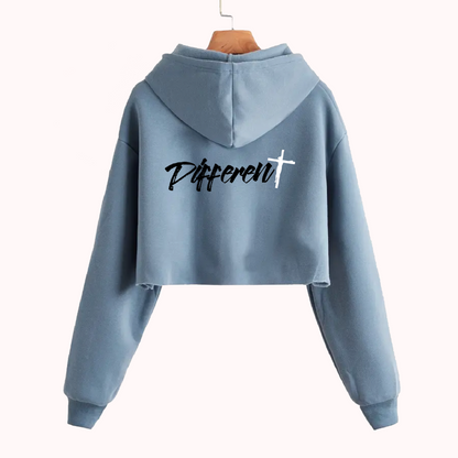 Different Cropped Hoodie