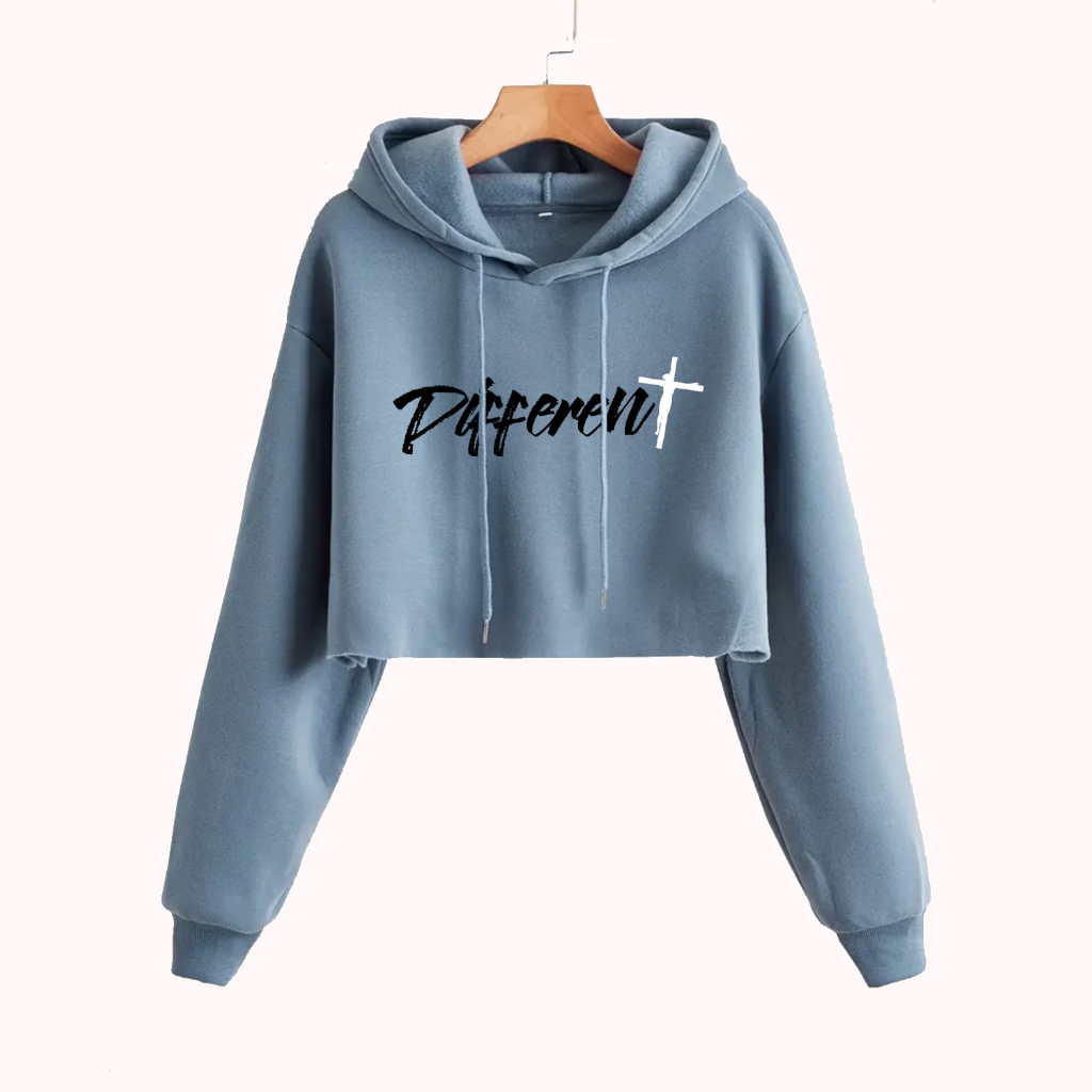 Different Cropped Hoodie