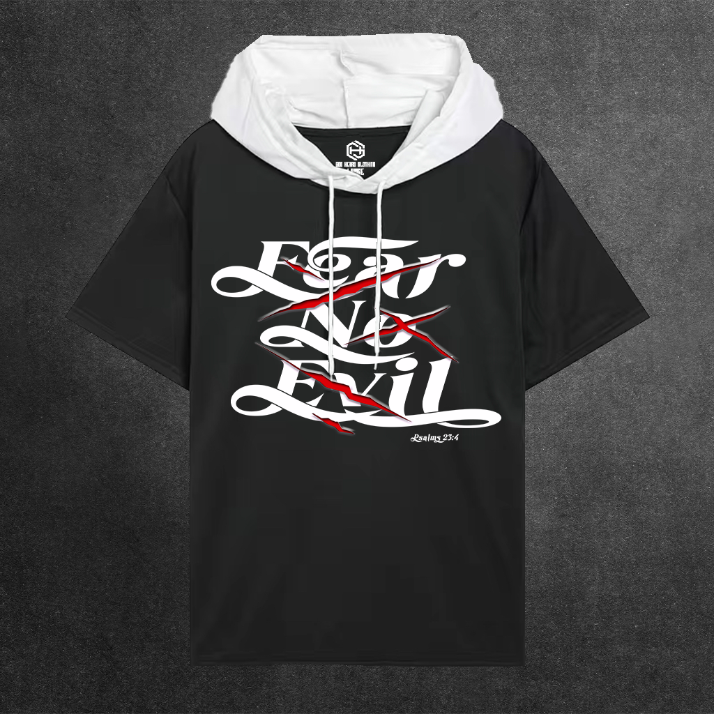 Fear No Evil Short Sleeve Hoodie