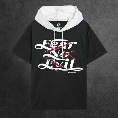 Fear No Evil Short Sleeve Hoodie