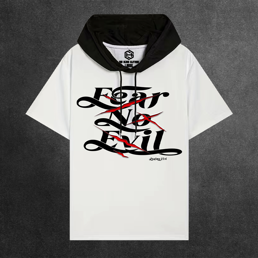 Fear No Evil Short Sleeve Hoodie