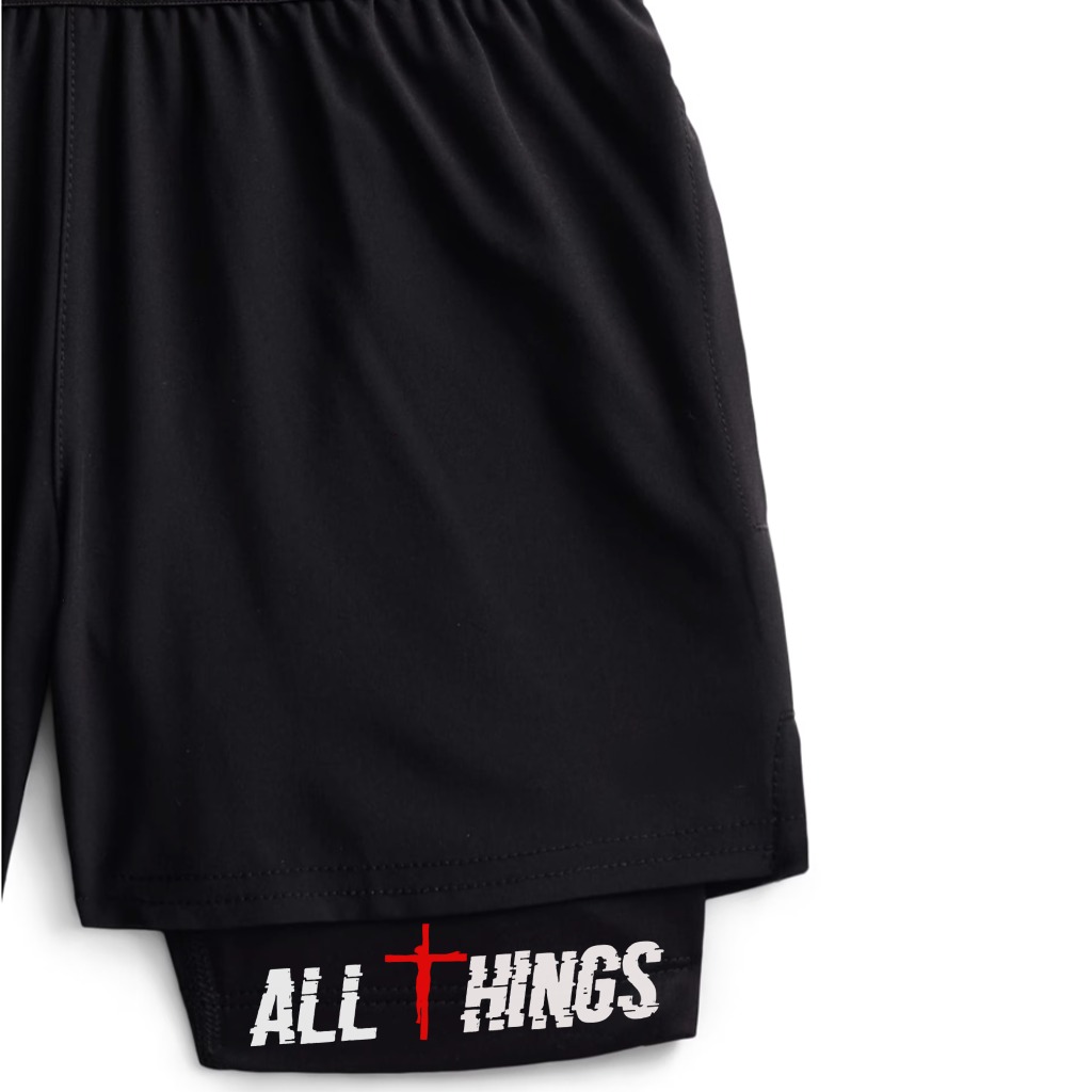 KIDS All Things 2-in-1 Training Shorts with Compression Liner