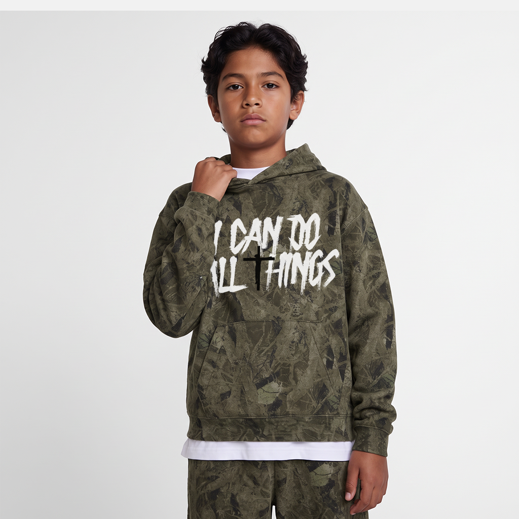 KIDS All Things Tree Camo Hoodie