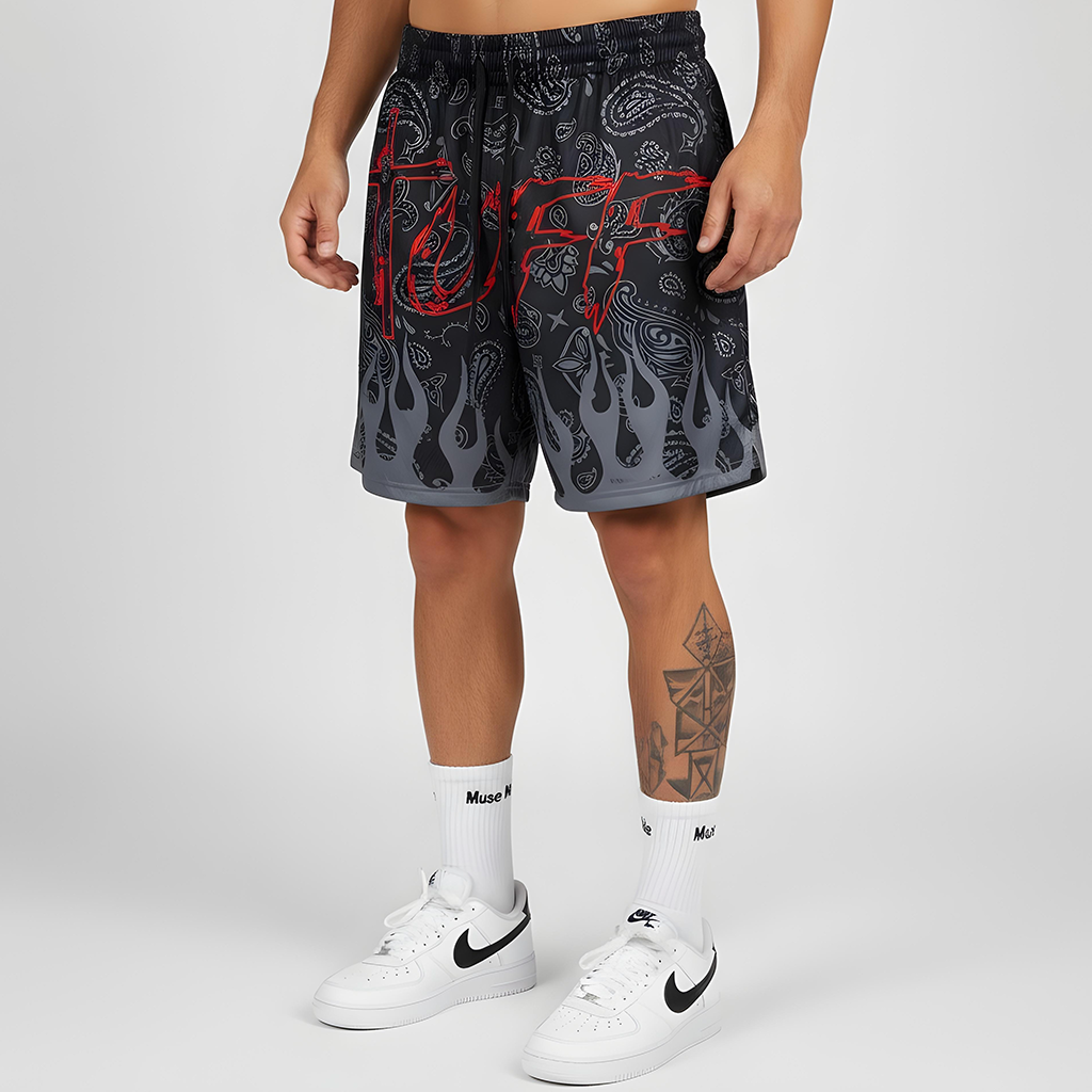 TUFF Paisley Shorts